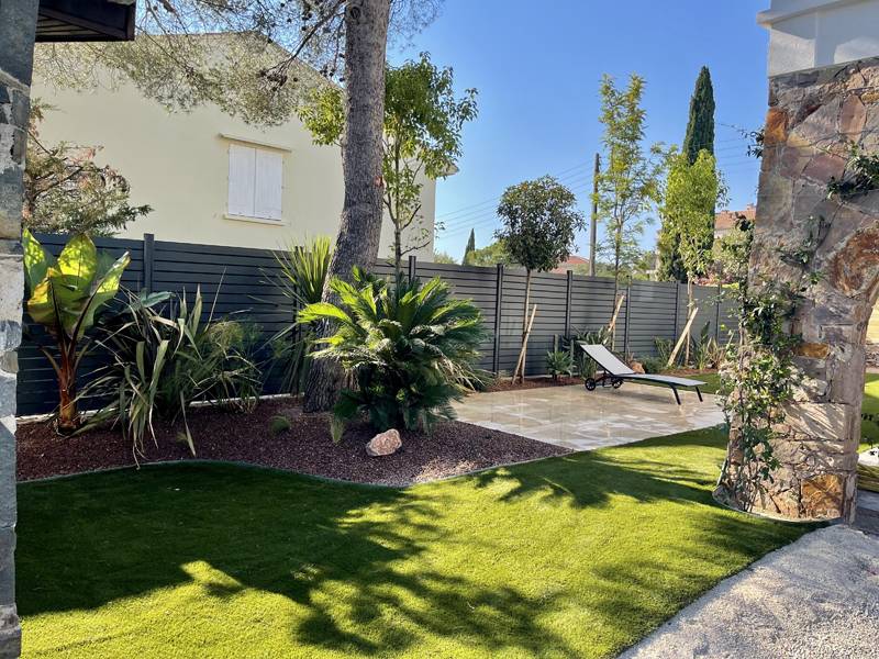 Aménagement de jardin familial à Fréjus